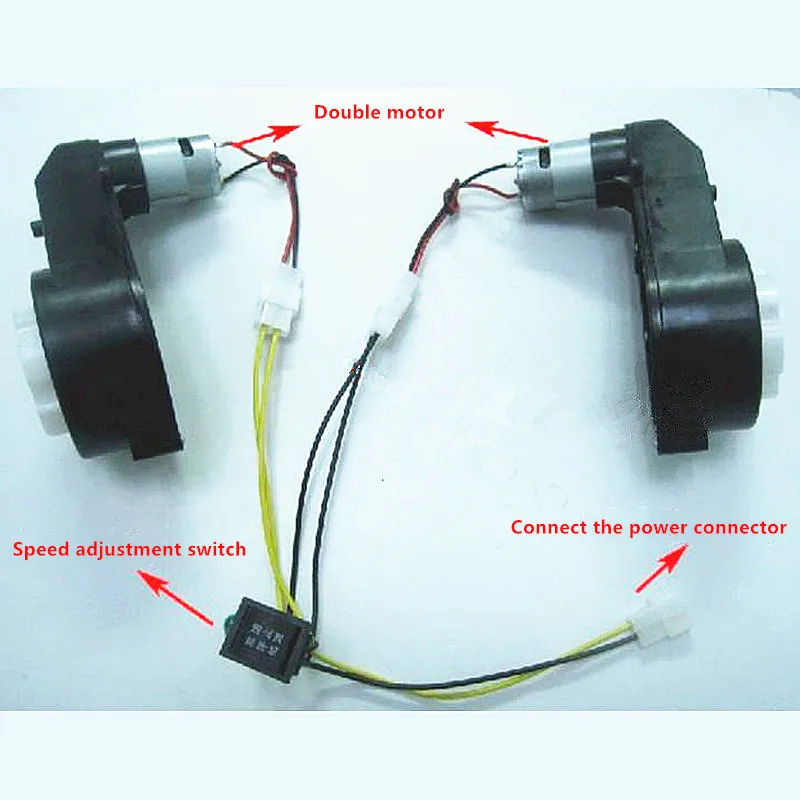 Коробка передач для электрического игрушечного автомобиля 6 В постоянного тока