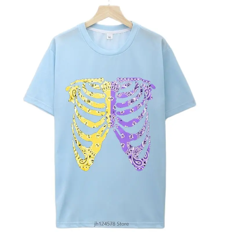 

New Mens Hop Hip Streetwear Sternum Patchwork 3D Print T-Shirt Harajuku men Casual Summer Short Sleeve Tshirt Tops