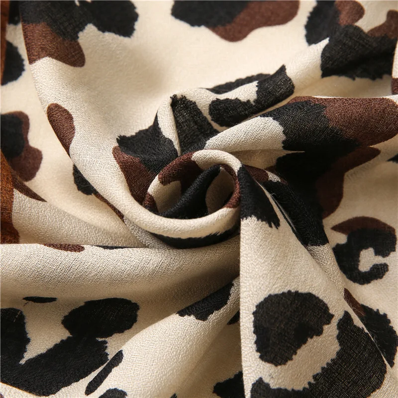 marca de luxo moda senhora cachecol leopardo impresso em forma colorblock miss seda cachecol babador