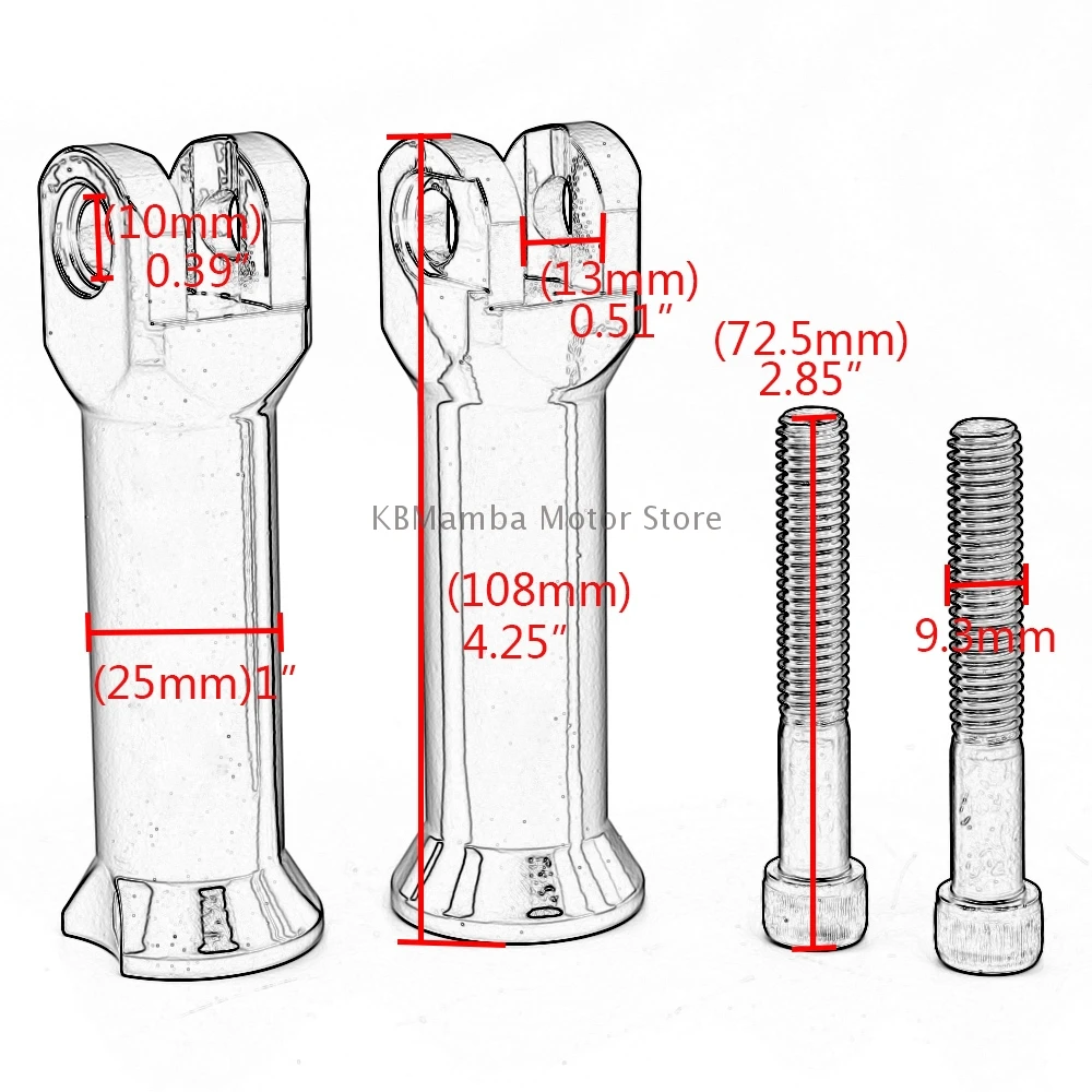 

Motorcycle Black/Chrome Rear Passenger Foot Pegs Support Mount Clevis Kit For Harley Fat Boy Sport Glide Softail Standard