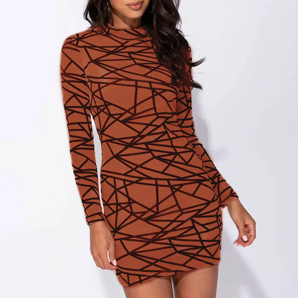 2019 модное женское платье сексуальное перспективное облегающее в полоску