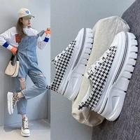 ins white shoe tide female students fall 2021 new large base platform shoes female female lda03 clappers han edition street s