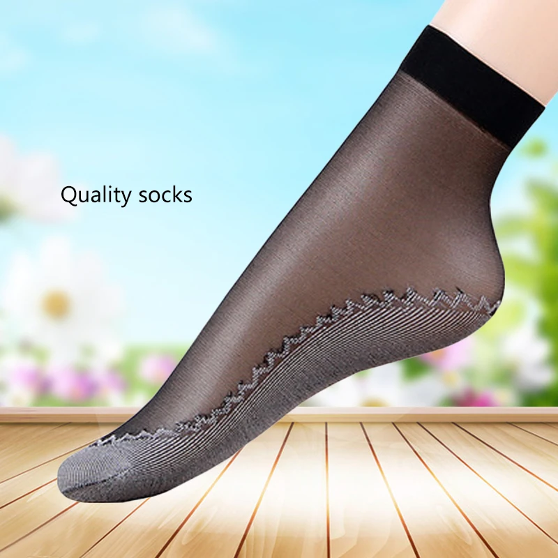 10pcs=5pair Women's Socks Female Short Low Cut Ankle Socks Mesh Breathable Solid Color Thin Short Socks Calcetines Mujer Meias
