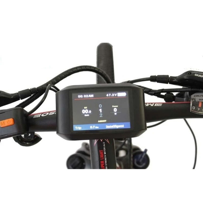 

Велосипедный компьютер велосипедный проводной спидометр и Одометр Водонепроницаемый 750C ЖК-дисплей 24 В/36 В/48 В/52 в/3,2 дюймовый экран