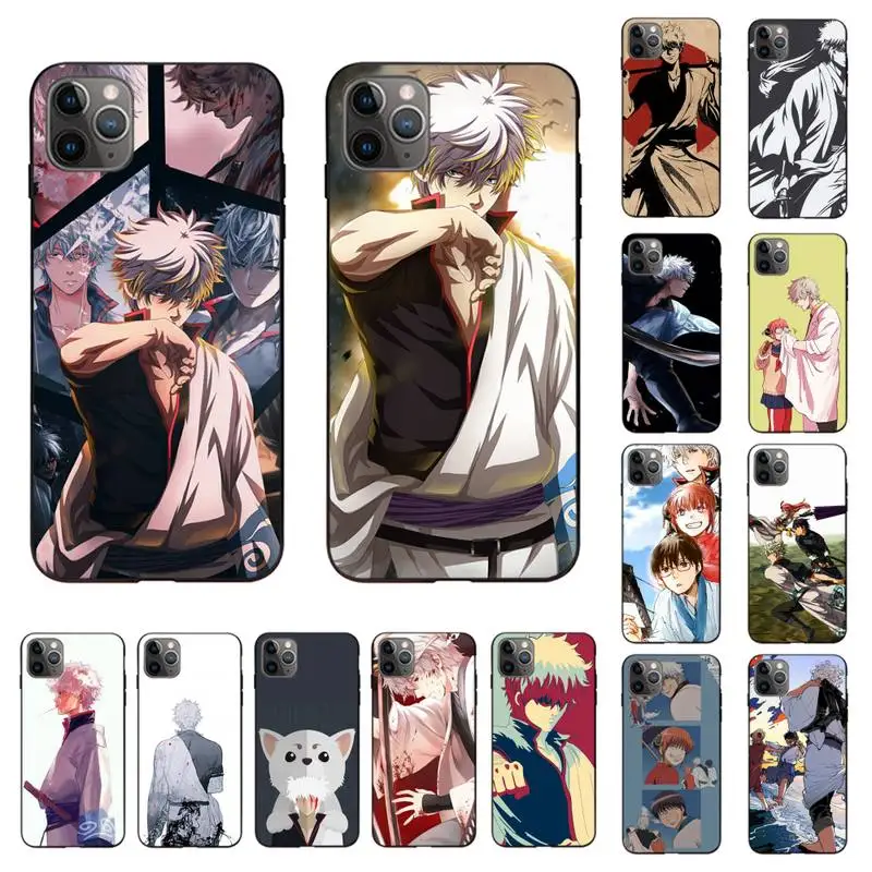 

Gintama Phone Case for iPhone 13 11 12 pro XS MAX 8 7 6 6S Plus X 5S SE 2020 XR cover