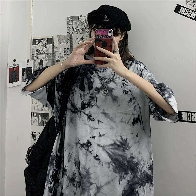 

Cheap wholesale new arrival 2021 men clothing Hot selling retro t shirt casual graphic t shirts personality harajuku Tops Ay1529