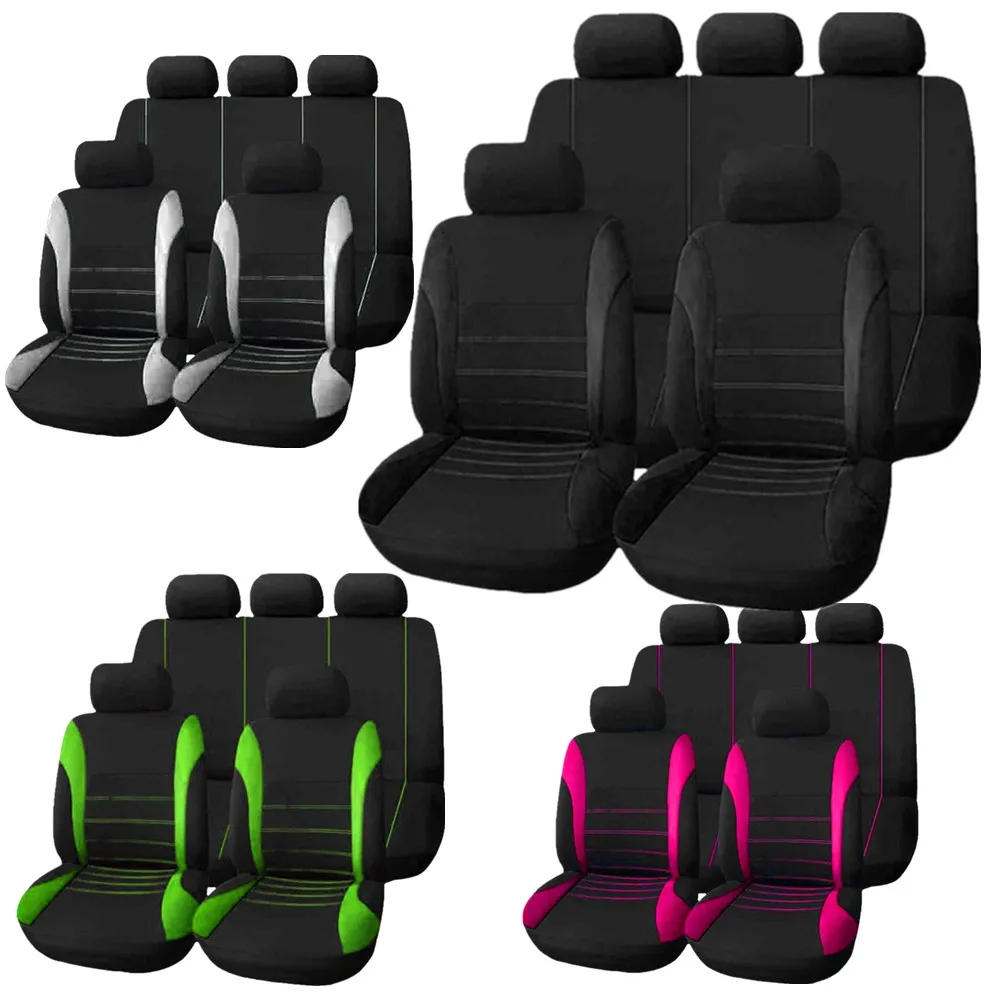 

Aimaao 2/4/9 Pcs New Style Sailboat Embroidery Pattern Fashion Style Full Set Of Car Interior Accessories Car Seatsotector