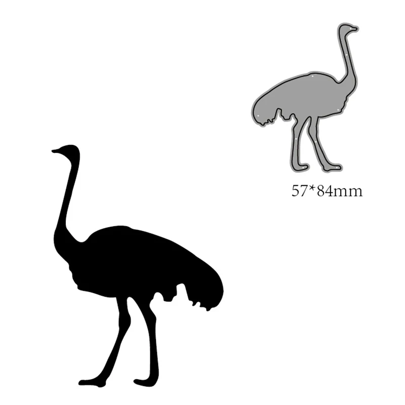 

Новинка 2022, металлическая Форма для высечки, страусиное украшение, скрапбукинг, бумажный нож, лезвие для вырубки