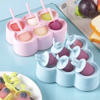 ice cream mold silicone homemade diy kitchen tool ice cream popsicle small popsicle sorbet mold making children ice cream
