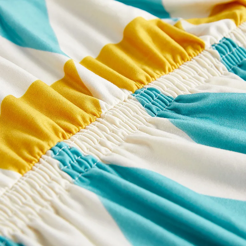 Обложка для дивана без подлокотника эластичное покрывало из спандекса с принтом