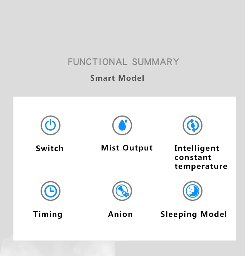 Увлажнитель воздуха промышленный с функцией таймера большой емкости 23 8 л/16