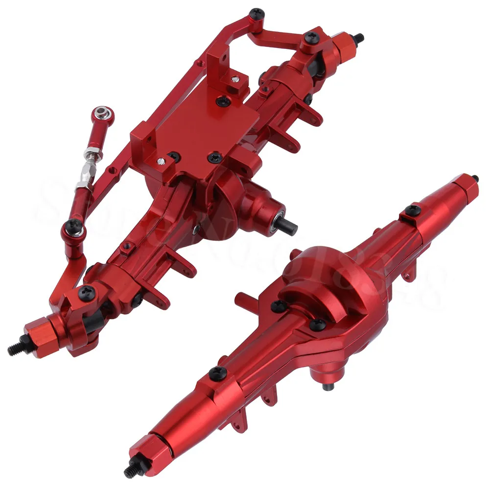 Алюминиевый передний/задний мост коробки передач полный комплект для 1/10 RC