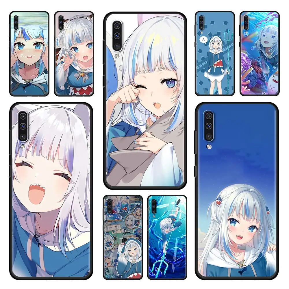 

Anime Hololive Gawr Gura Phone Case Cover for Samsung Galaxy A50 A70 A10 A30 A20e A20s A10s A40 A90 A10e A80 A60 Soft Funda