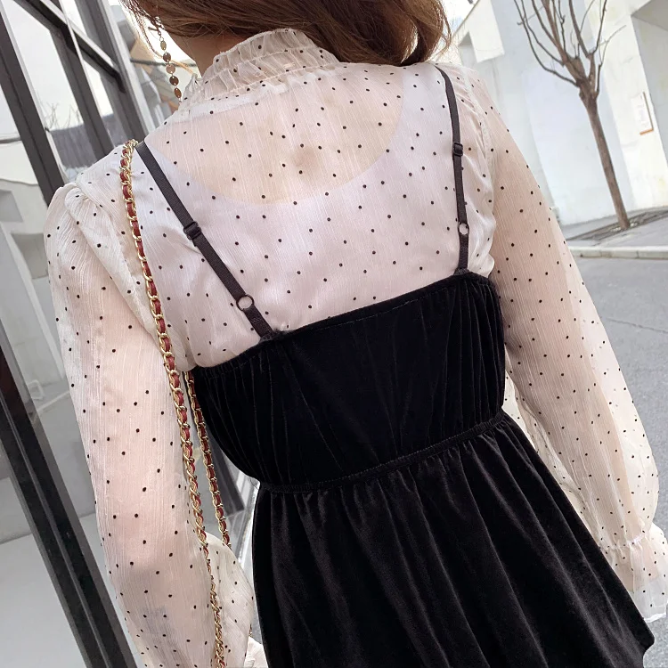 

2021 New Women's Clothing plus Size Spring Clothes Chubby Girl's Dress Women's Hepburn Style Slim Fit Slimming Internet