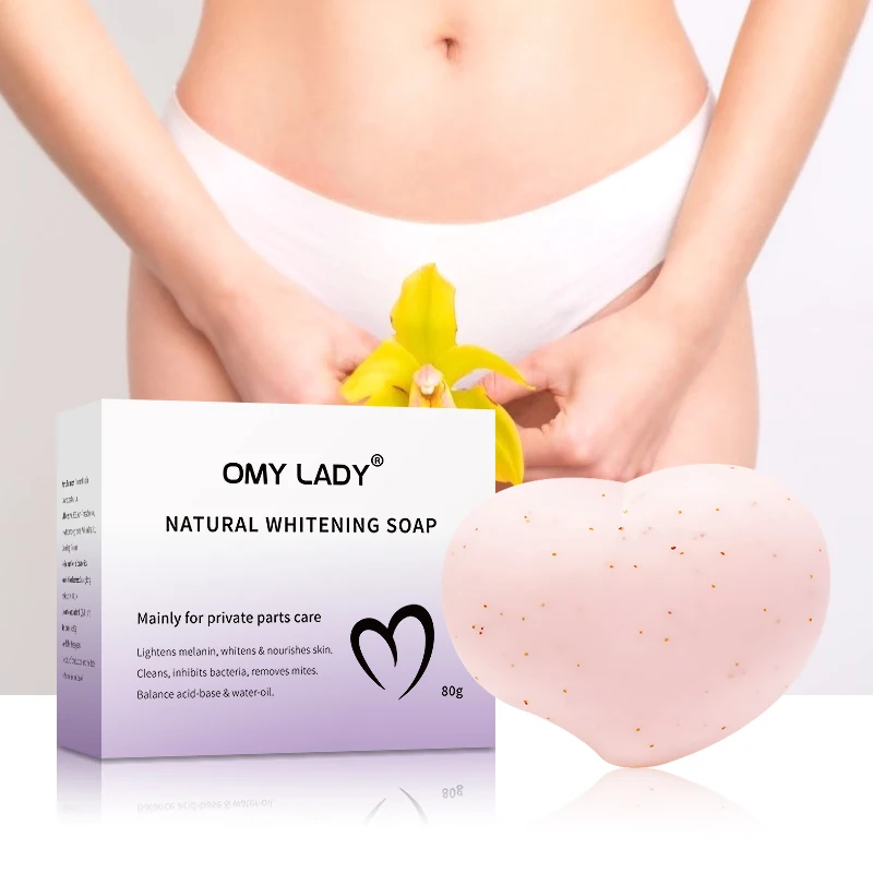 

OMY LADY персиковый ароматизированный женский интимный отбеливающий скраб для тела Yoni мыло бар органическое осветление меланин подавляет бак...