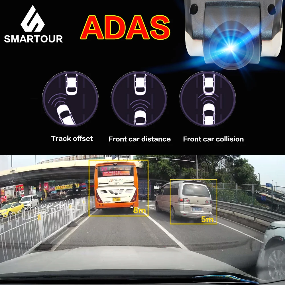 Smartour Автомобильный видеорегистратор с usb-разъемом для автомобиля HD 1280*720 P видеорегистраторы для системы Android OS Миниатюрный видеорегистратор с ADAS