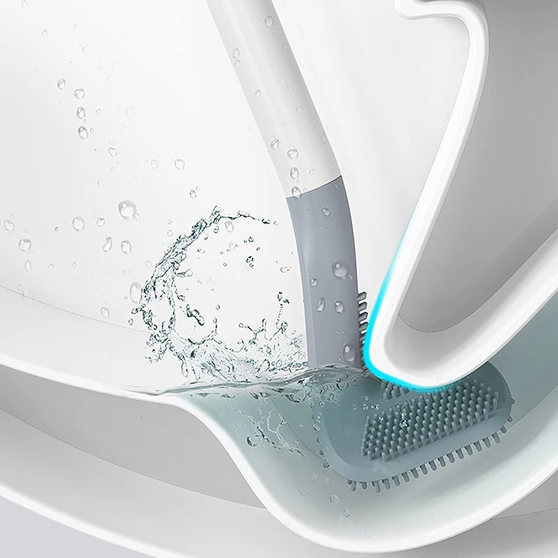 Silicone Bristle Golf Toilet Brush for Bathroom Storage and Organization Cleaning Tool WC Accessories | Дом и сад