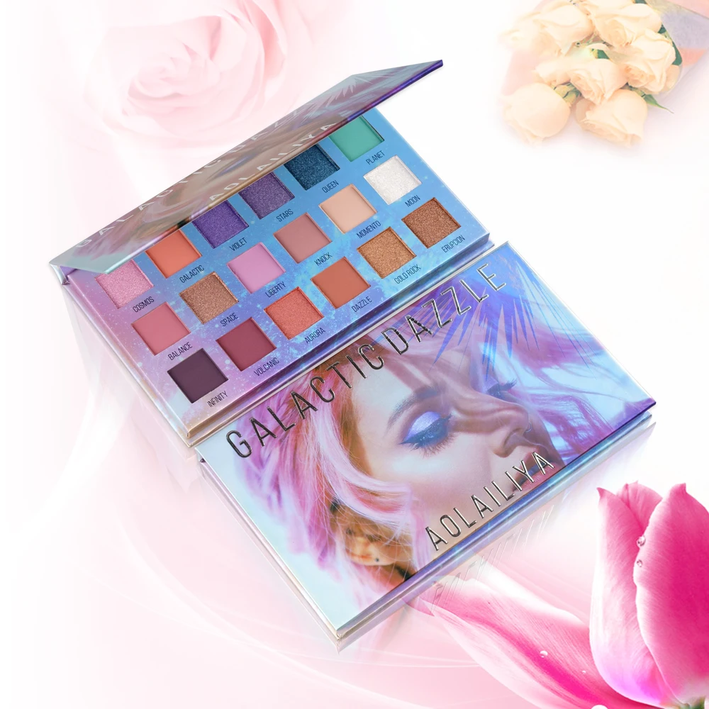 Галактическая ослепляющая ртутная Ретроградная палитра 18 цветов Ультра