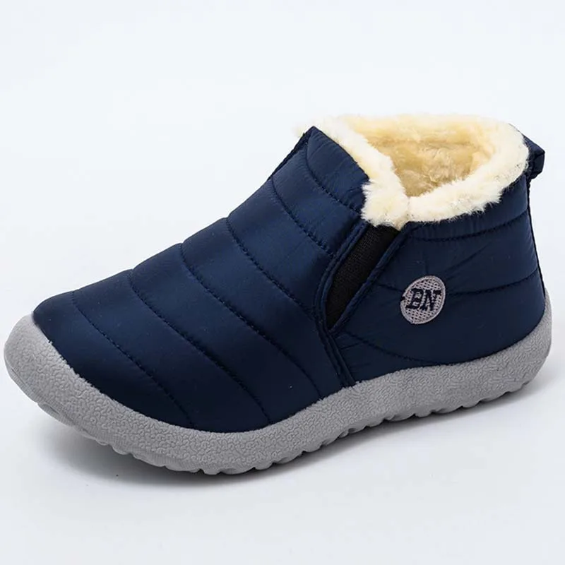 Winter Waterproof Sneakers Men's Fashion Outdoor Work Shoes Keep Warm For Men Snow Driving Footwear | Обувь