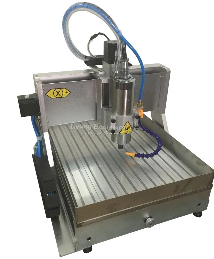 Фрезерный станок для дерева Waterjet CNC LY 6040 Z VFD 800W 2200W USB 3 4 Axis с концевым
