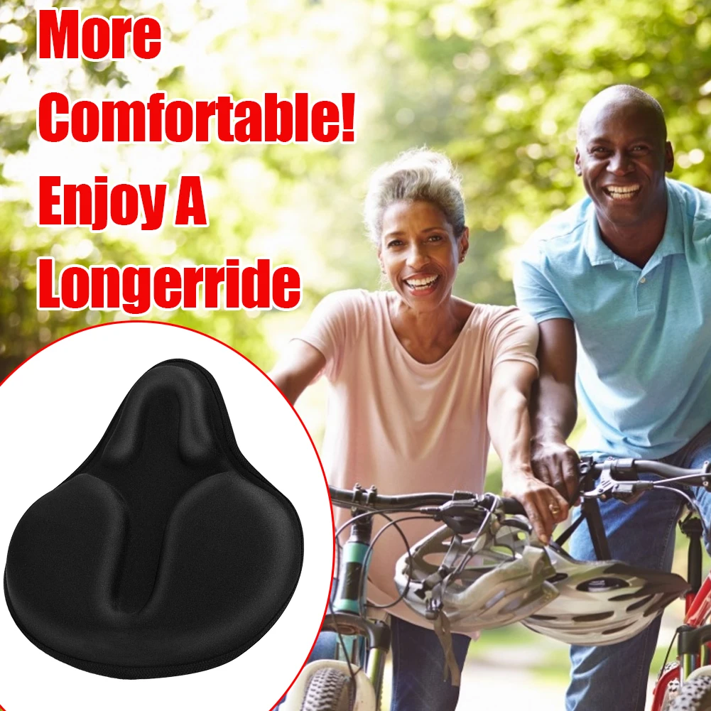 

Bicycle Cushion Cover Breathable Saddle Seat Cover Soft Road Bike Thickened Silicone Cushion Cover MTB Bicycle Accessories