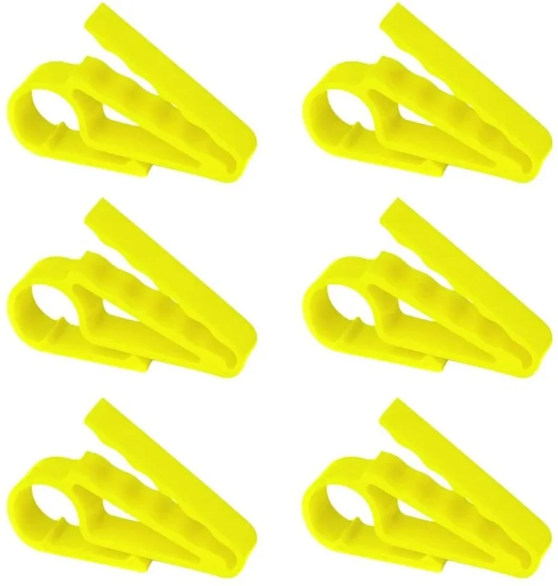 

HOW TRUE 6 PCS Golf Cigar Holder Clip for Golfers Yellow