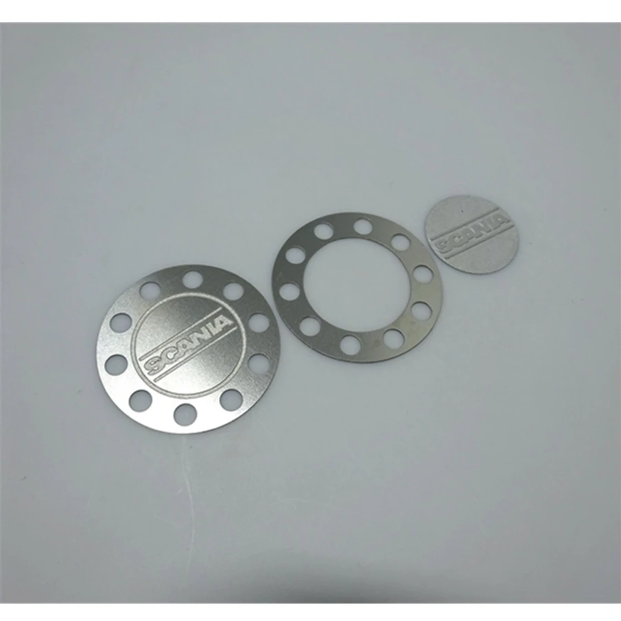 Rc игрушки Модель передние колесо грузовика металлический логотип защитное