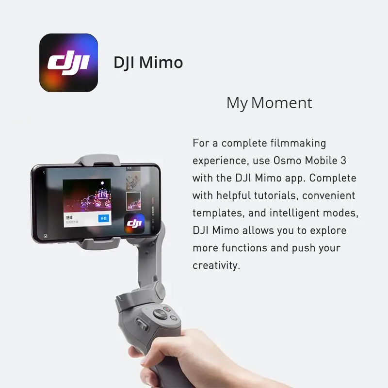 DJI Osmo Mobile 3 складной gimbal ActiveTrack 3,0 спортивный режим управление жестами Быстрый рулон Osmo Mobile 3 комбо