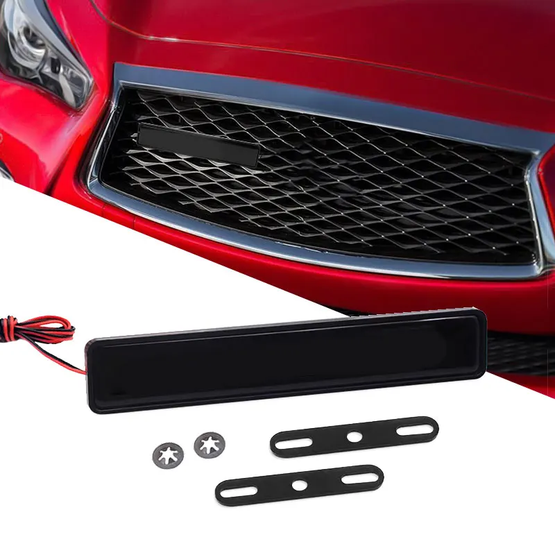 

1Pcs Decoration ABS car logo grille badge LED light For Mercedes benz AMG W204 W203 W212 W211 W124 GLC GLE E CLA GLA E63 65 S65