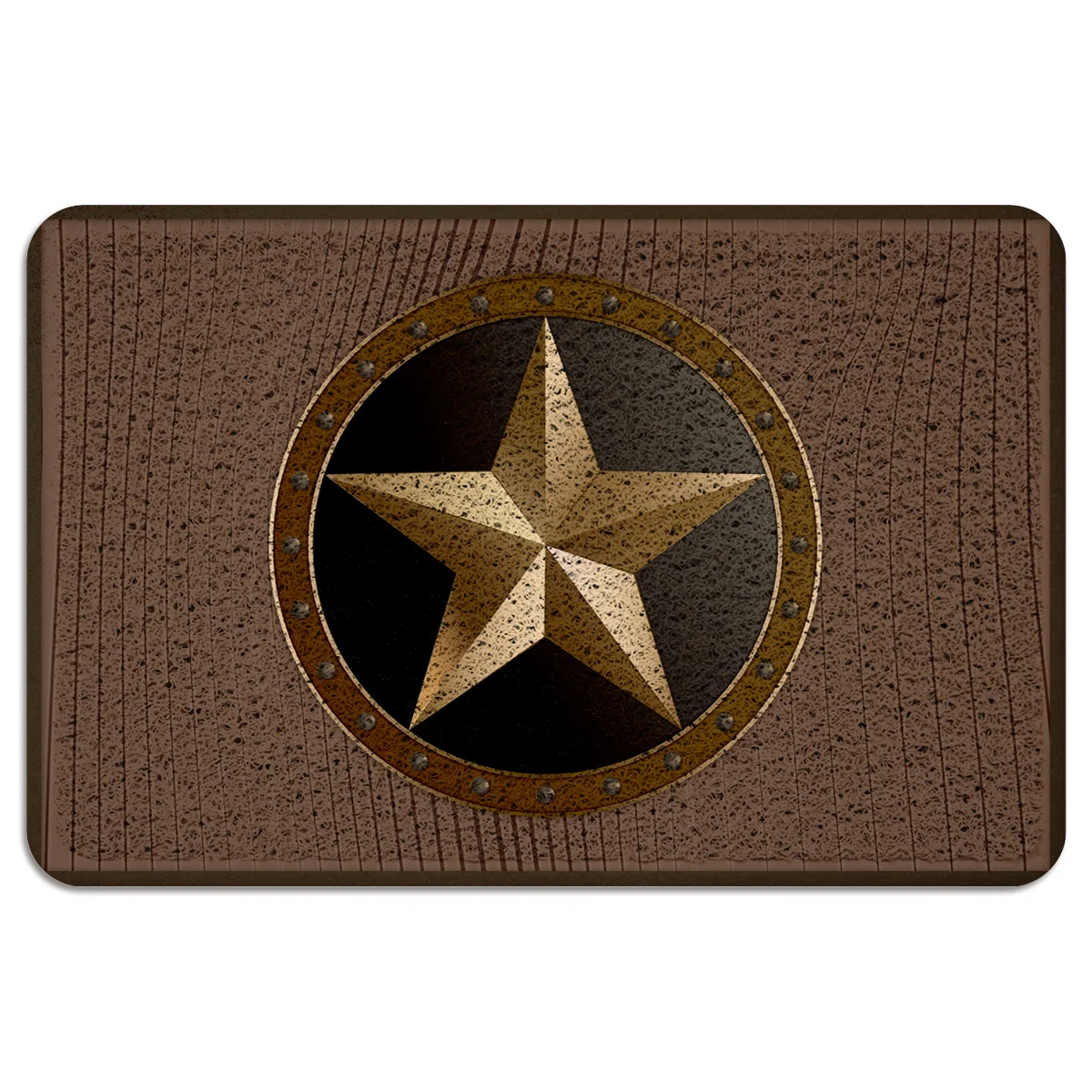 Винтажные строительные деревянные коврики для входной двери прочные из ПВХ и