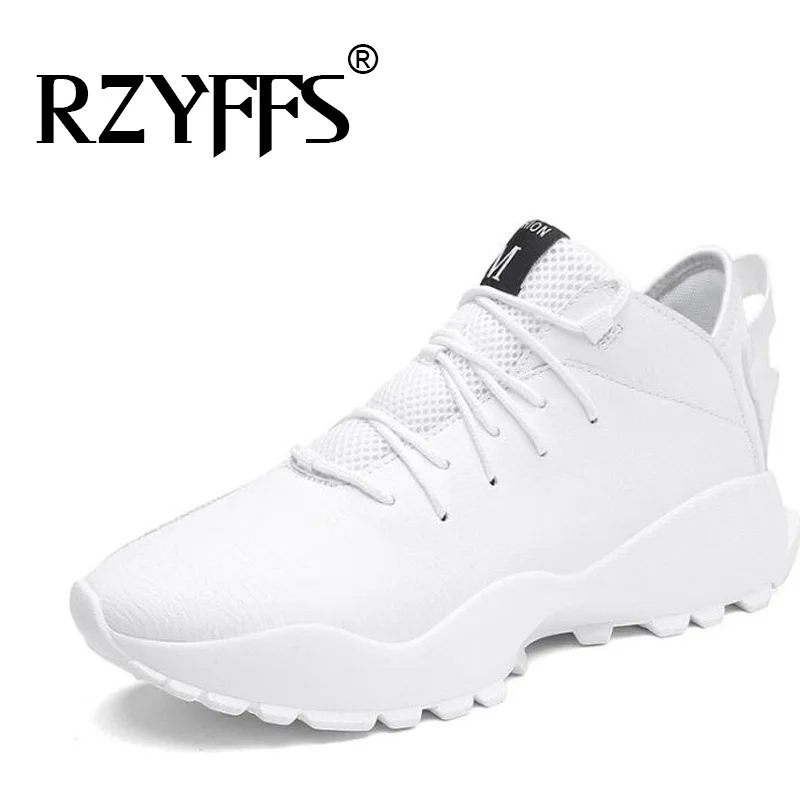 Мужские Прогулочные кроссовки черные и белые высокого качества уличная