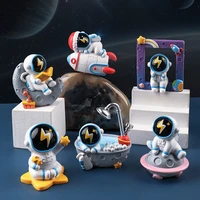 cosmonaut collectible blind boxes astronaut action figure display space man model surprise gift for boys car desk toys scale