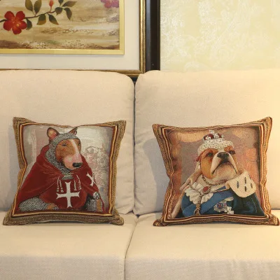 Американский роскошный стильный льняной хлопковый жаккардовый чехол-наволочка