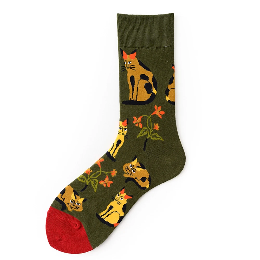 3 1Pair Socks Women Cute Animal Fashion Thick Warm Casual Winter Autumn Soft Cotton Floor Sleeping Females Korean Style Socks - Цвет: 3
