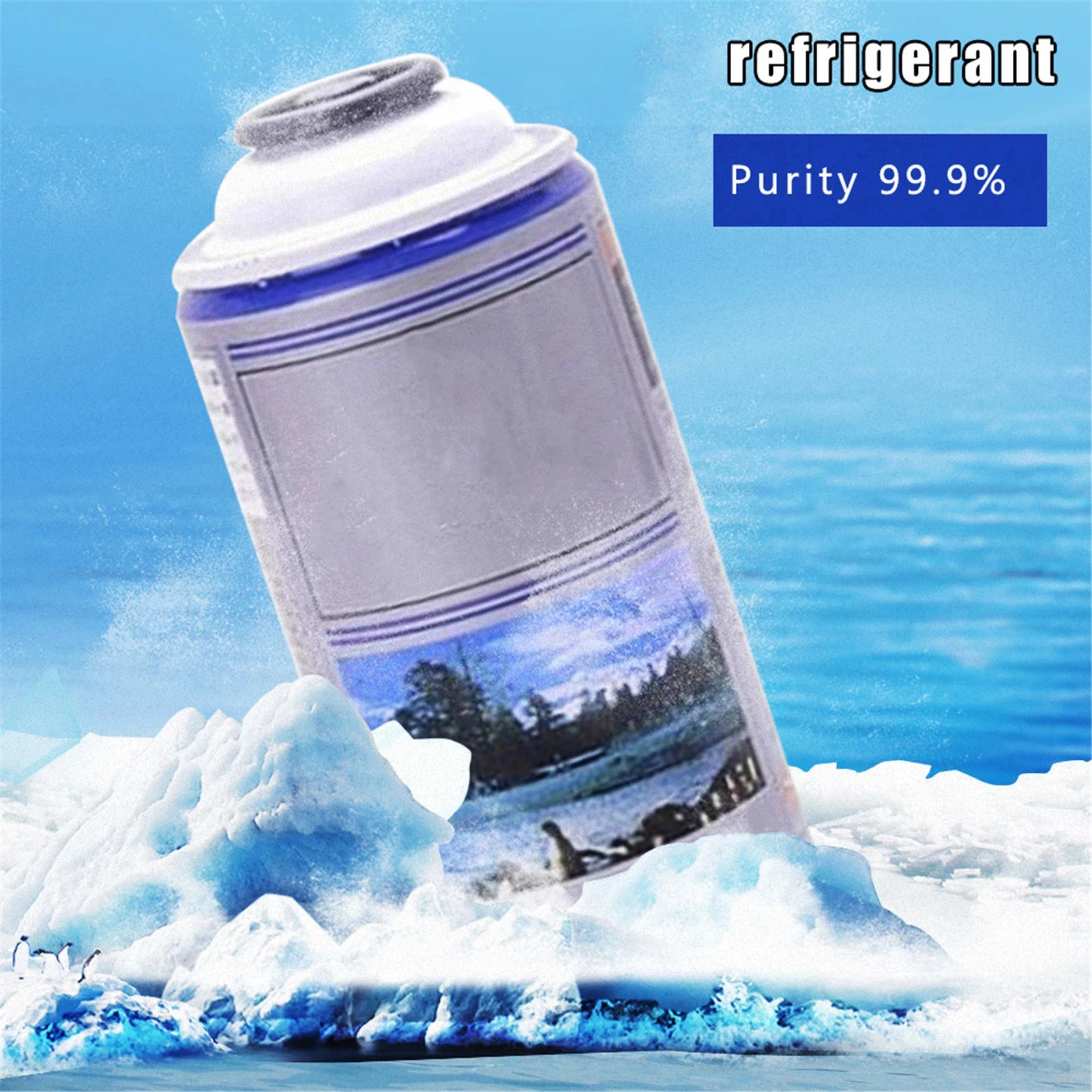 

300ml Car Automotive Refrigerant Non Corrosive R134A Water Filter For Air Conditioning Refrigerator Safe Eco-friendly Cooling