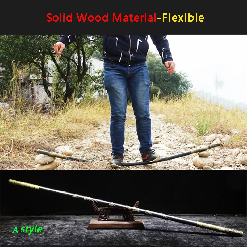 Деревянная Обезьяна Король персонал кунг фу деревянные палочки ушу обезьянка