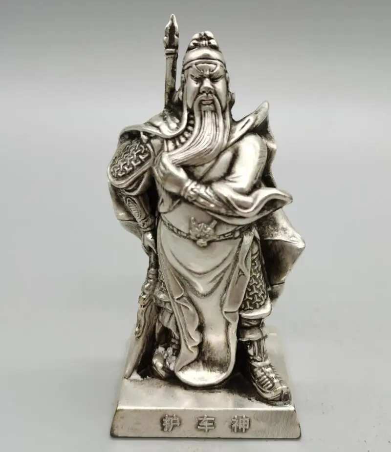 

Китайская Статуэтка Guan yu из белой меди