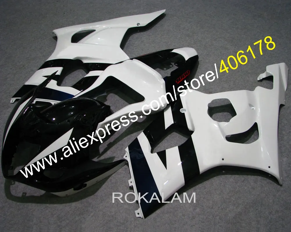 

For Suzuki 2003 2004 GSXR1000 GSX R1000 K3 03 04 GSXR 1000 R1000 White Black Fairing Kit Body Set (Injection Molding)