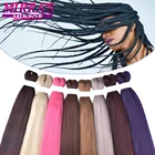 Плетеные волосы для наращивания Омбре, плетеные волосы 2026 дюймов, оптовая продажа, синтетические волосы для женщин, плетеные волосы Yaki, текстура Mirra's Mirror