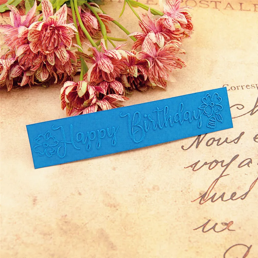 Горячий пластик с днем рождения шаблон фоторамка ремесло карты делая бумага