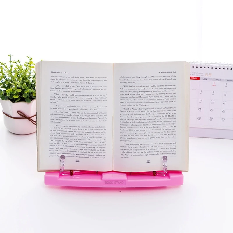 

Foldable Reading Book Holder Bookend Cookbook Organizer Bookstand Music Score Recipe Shelf Folding Holder