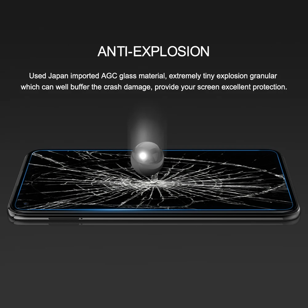For Huawei Nova 5i Pro Nillkin H+Pro Anti-Explosion Glass Screen Protector 0.2mm 9H 2.5D Tempered Front Protective Film | Мобильные