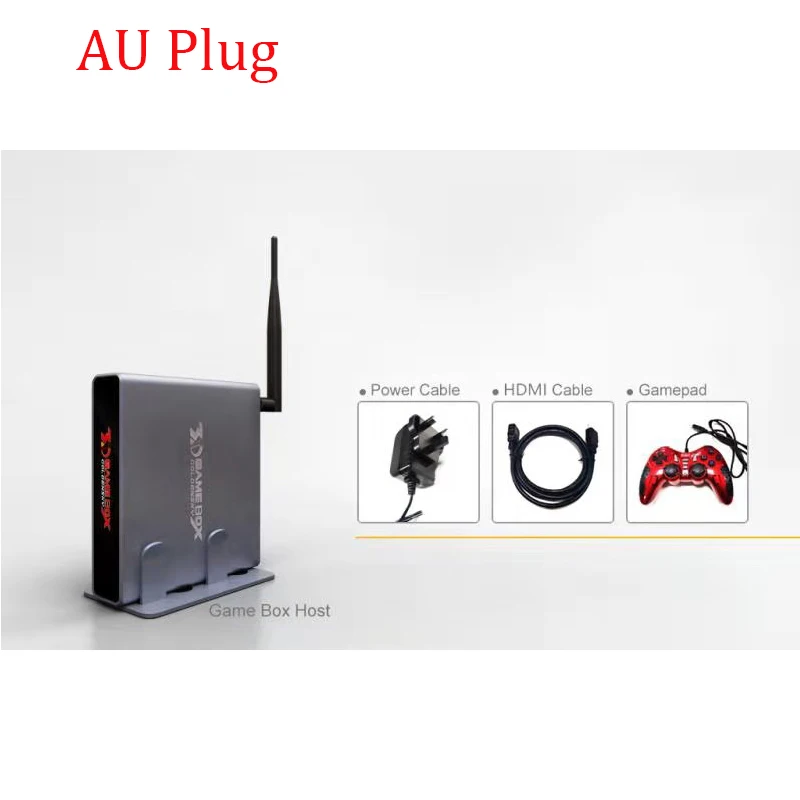 Зеленый 4K HDMI ТВ игровой хост 3D видео игра совместима со всеми играми эмулятор консоль интегрированная 2000 игра с wifi - Цвет: Зеленый