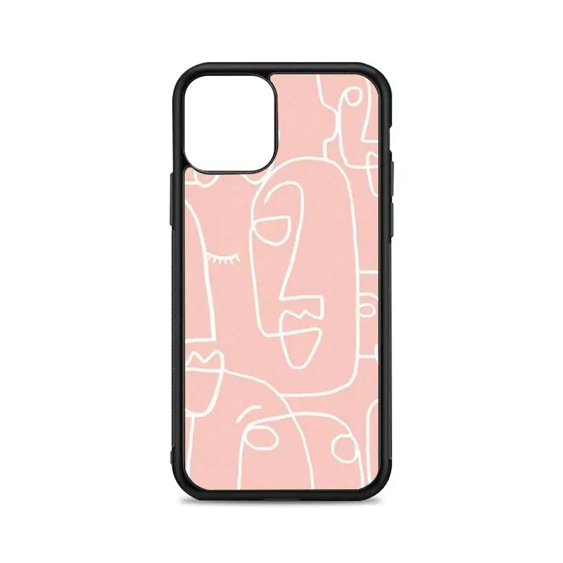 

Faces Phone Case for iPhone 12 mini 11 pro XS Max X XR 6 7 8 plus SE20 High quality TPU silicon and Hard plastic cover