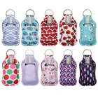 30 мл мини многоразовые ручные контейнеры для дезинфицирующих средств дорожная бутылка многоразовые контейнеры откидная крышка пустые бутылки с держателем для ключей