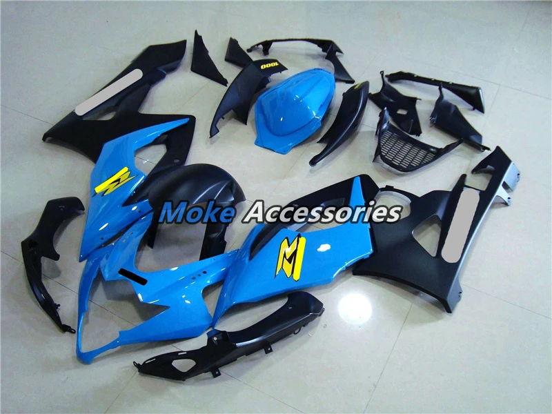 

Motorcycle Fairings Kit Fit For Gsxr1000 2005-2006 Bodywork Set High Quality Abs Injection New Blue Black