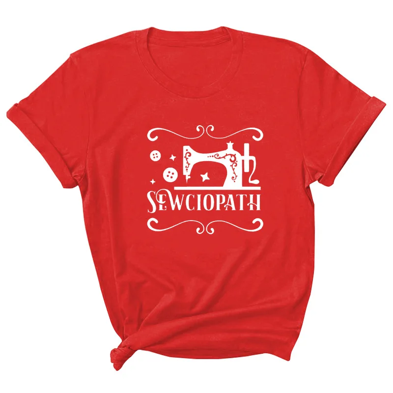 

Sewciopath Letter Print Women T Shirt Short Sleeve O Neck Loose Women Tshirt Ladies Tee Shirt Tops Clothes Camisetas Mujer