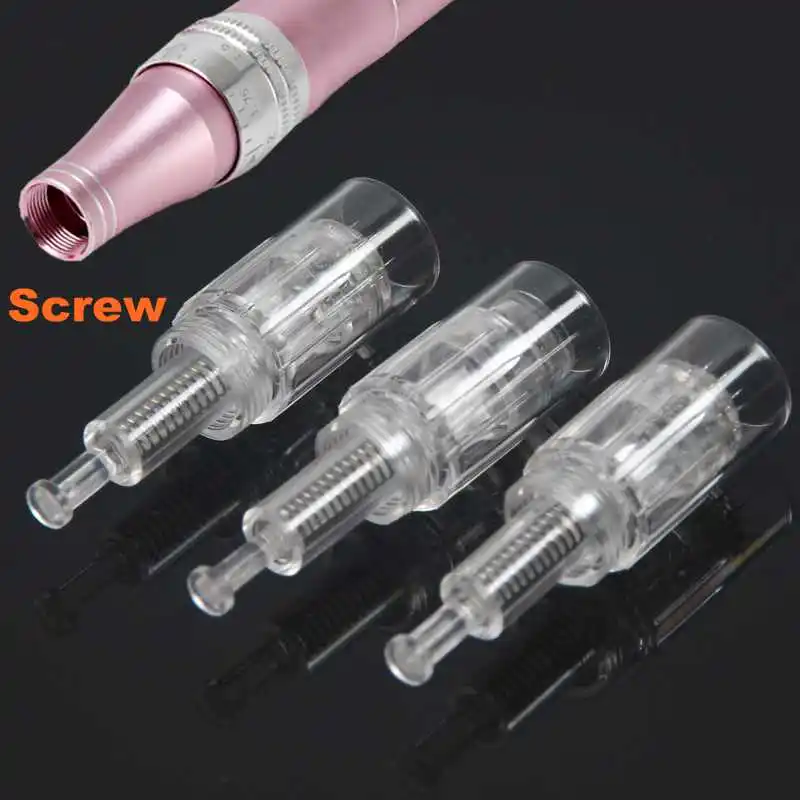 50 шт. винт Microneedling картридж нано игловой 9 pin/12 контактный/36 контактный Замена для