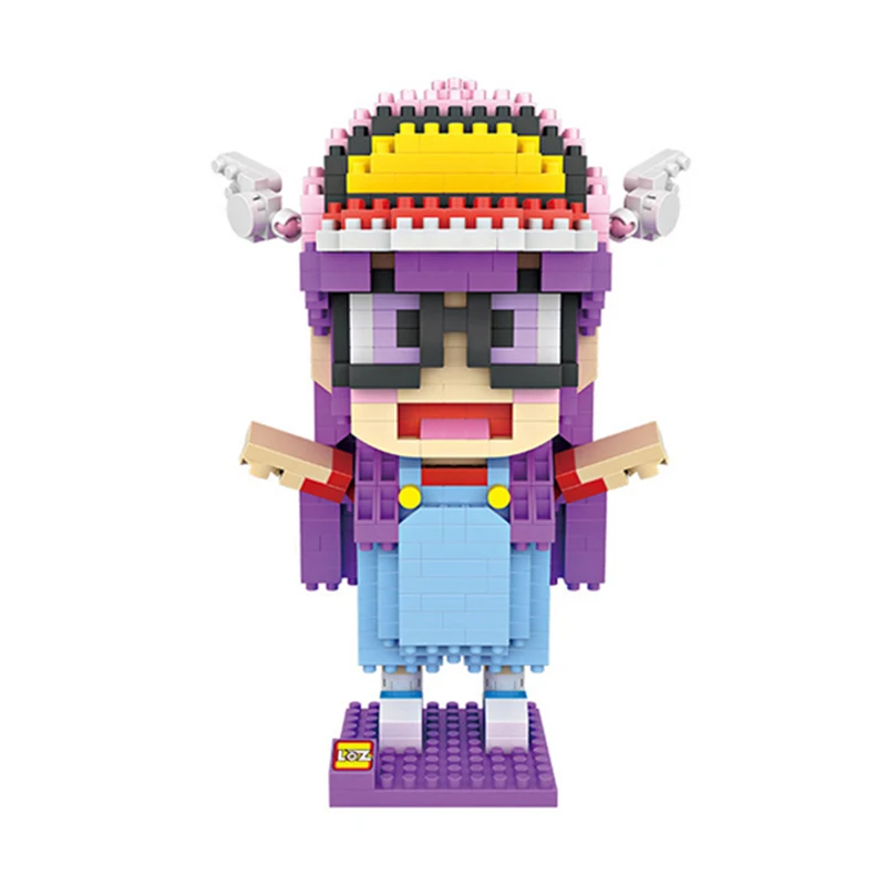 LOZ 9752 аниме Dr.Slump Alrale очки девушка шляпа 3D модель 700 шт. DIY Мини Алмазные блоки