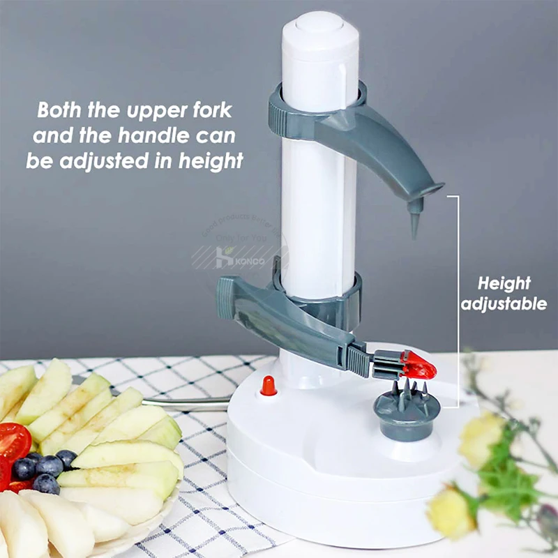 Konco Automatic Peeler Battery Type Fruits Vegetable Zester Apple Potato Grater Peeling Tool Kitchen Gadgets | Дом и сад